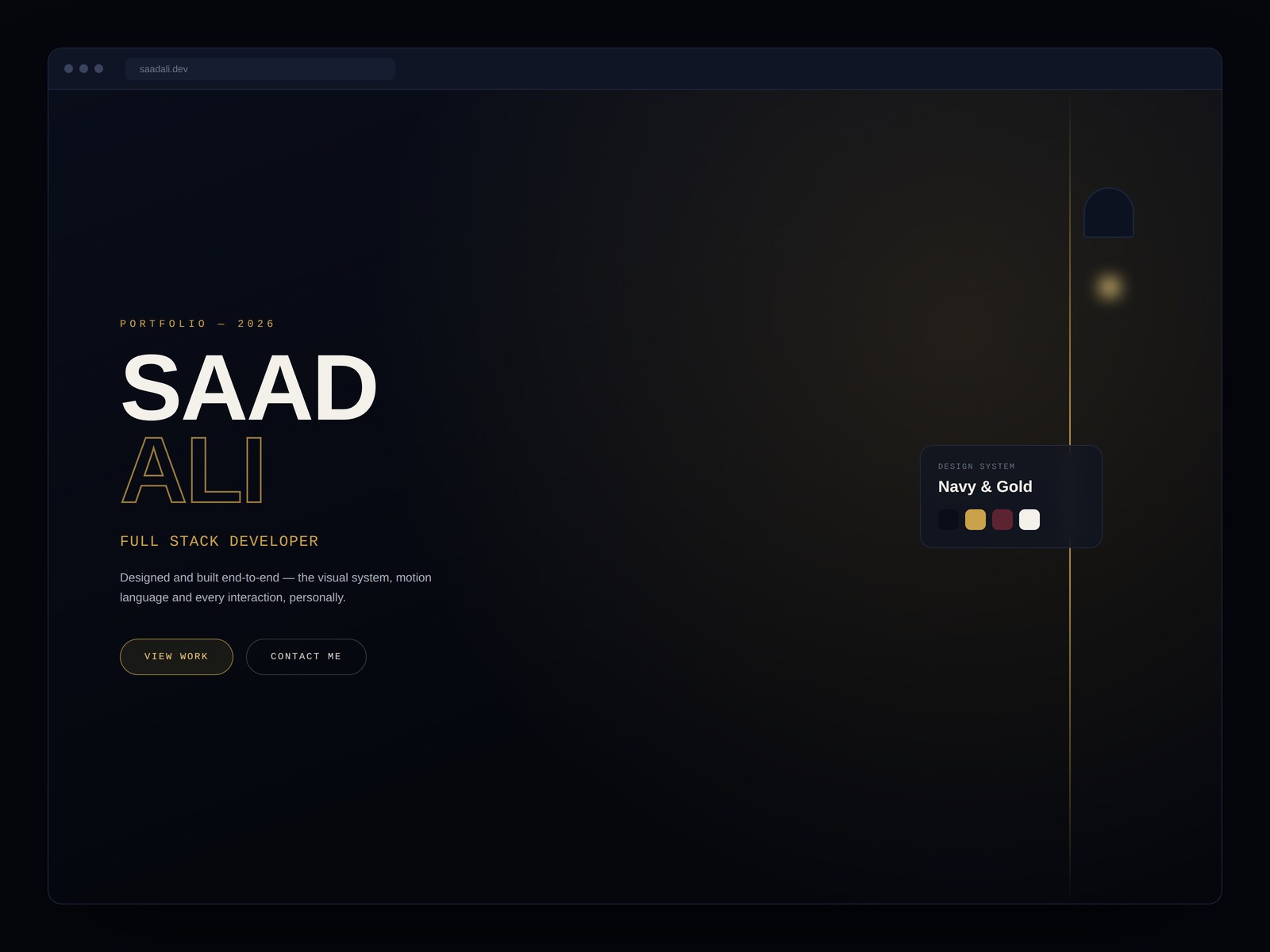 Saad Ali Portfolio